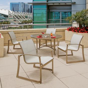 contemporary sling outdoor furniture