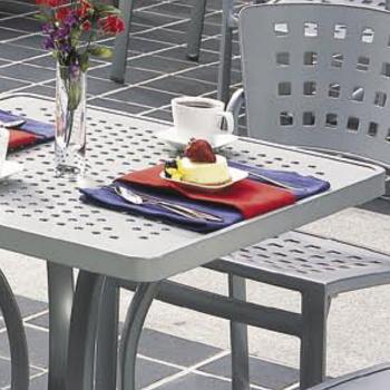 modern patterned outdoor tables