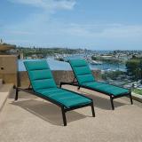 modern outdoor padded sling lounge