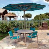modern outdoor padded sling chairs