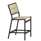 outdoor padded sling armless counter height stool