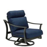 outdoor cushion swivel action lounger