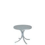 patio patterned dining table round