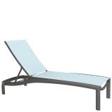 relaxed sling armless patio chaise lounge