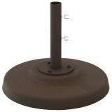 Cement Filled Aluminum Base, 24" Round, 1.5" Pole, Free Standing