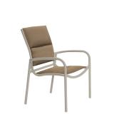padded sling dining chair for patio