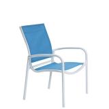 outdoor dining chair relaxed sling