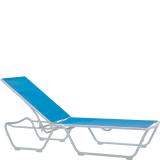 relaxed sling patio chaise lounge