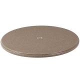 rounded patio table top faux granite